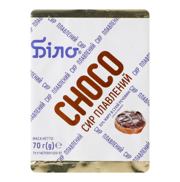 Сир плавлений 30% скибковий Чоко Біло м/у 70г