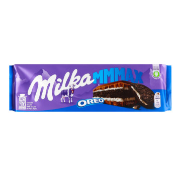 Шоколад Milka зі шматочками печива Oreo 300г