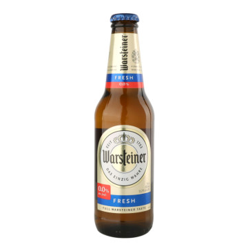 Пиво 0.33л 0.05% безалкогольне світле пастеризоване Premium Fresh Warsteiner пл