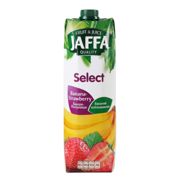 Нектар бананово-полуничний Select Jaffa т/п 0.95л