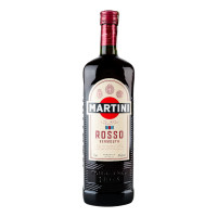 Вермут 1л 15% червоний солодкий Rosso Martini пл