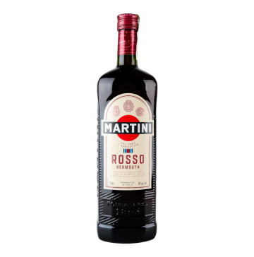 Вермут 1л 15% червоний солодкий Rosso Martini пл