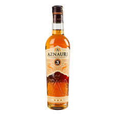 Бренді 0.25л 40% виноградний витриманий 3 роки V.S. Aznauri пл