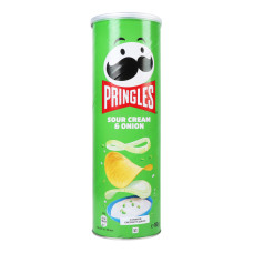 Чіпси картопляні Sour cream&Onion Pringles тубус 165г