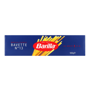 Вироби макаронні з твердих сортів пшениці Bavette №13 Barilla к/у 500г