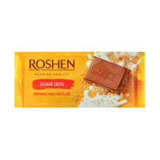 Шоколад молочный Roshen с сезамом 90г