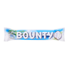 Цукерка з м'якоттю кокоса вкрита молочним шоколадом Bounty м/у 2х28.5г