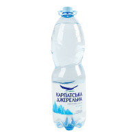 Вода мінеральна негазована природна столова гідрокарбонатна кальцієва Карпатська джерельна п/пл 2л