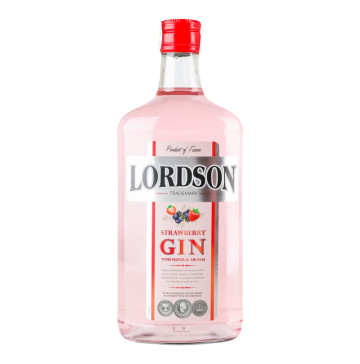 Джин 0.7л 37.5% Strawberry Lordson пл