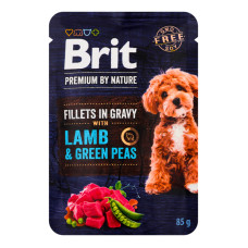 Корм вологий повнораціонний для дорослих собак усіх порід Lamb&Green peas Premium by Nature Brit д/п 85г Корм вологий повнораціонний для дорослих собак усіх порід Lamb&Green peas Premium by Nature Brit д/п 85г