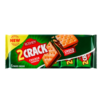 Крекер Choco 2 Crack Roshen м/у 5х47г