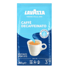 Кава натуральна смажена мелена без кофеїну Caffe Decaffeinato Lavazza в/у 250г