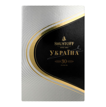 Коньяк 0.7л 43% марочний 30 років Україна Shustoff к/у