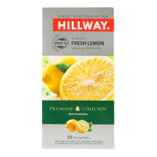 Чай чорний байховий дрібний Fresh lemon Hillway к/у 25х1.5г