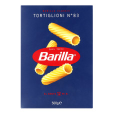 Макарони Tortiglioni №83 Barilla к/у 500г