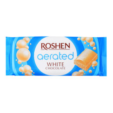 Шоколад білий пористий Roshen м/у 80г