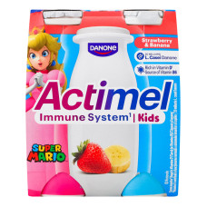 Продукт кисломолочний 1.4% Полуниця-банан Actimel к/у 4x100г