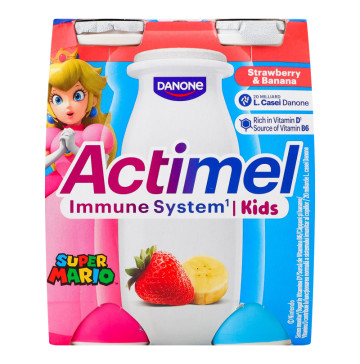 Продукт кисломолочний 1.4% Полуниця-банан Actimel к/у 4x100г