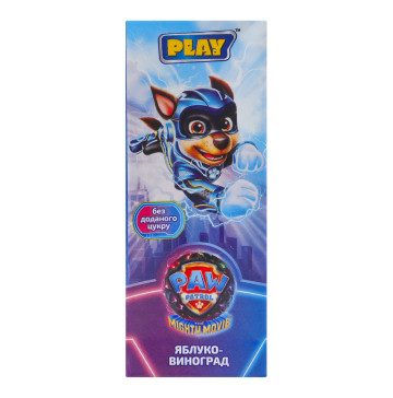 Сік відновлений освітлений пастеризований Яблуко-виноград Paw Patrol Play т/п 200мл