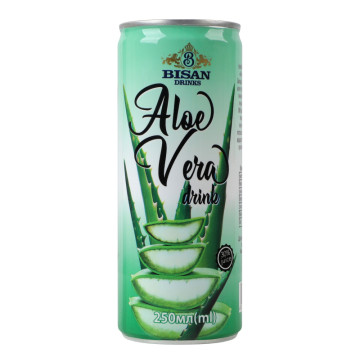 Напій безалкогольний соковий негазований Aloe vera Bisan Drinks з/б 250мл