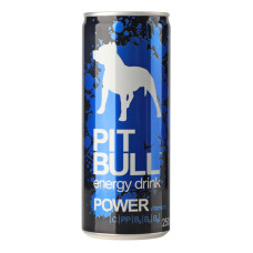 Напій енергетичний безалкогольний сильногазований Power Pit Bull з/б 250мл