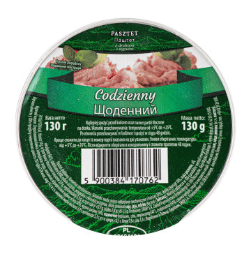 Паштет з куркою Щоденний Drop ст 130г