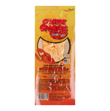 Сир 30% розсільний зі смаком та ароматом лобстера Сулугуні Cheese Snack в/у 100г