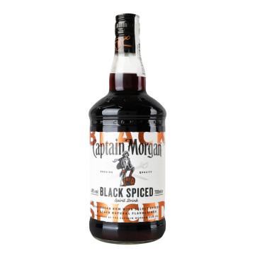 Напій алкогольний 0.7л 40% на основі карибського рому Black Spiced Captain Morgan пл