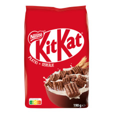 Сніданок сухий готовий в глазурі з молочним шоколадом Kit Kat м/у 190г
