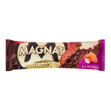 Морозиво 8% вершкове в молочному шоколаді з мигдалем Almond Magnat м/у 75г