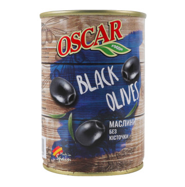 Маслини без кісточки Oscar foods з/б 280г