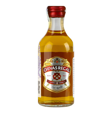 Віскі 0.05л 40% шотландське купажоване 12 YO Chivas Regal пл