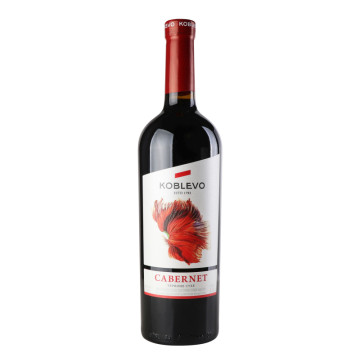 Вино 0.75л 9.5-14% червоне сухе Cabernet Koblevo пл