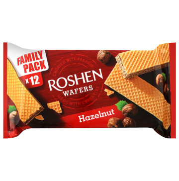 Вафлі Hazelnut Wafers Roshen м/у 216г