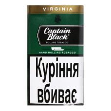 Тютюн для куріння сигаретний Virginia Captain Black 30г Тютюн для куріння сигаретний Virginia Captain Black 30г