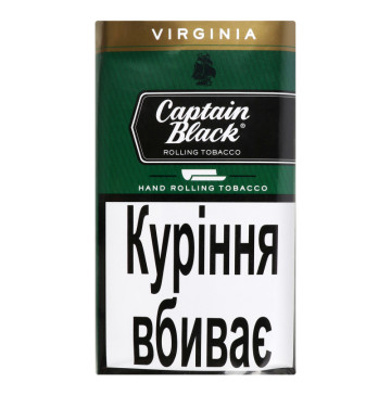 Тютюн для куріння сигаретний Virginia Captain Black 30г