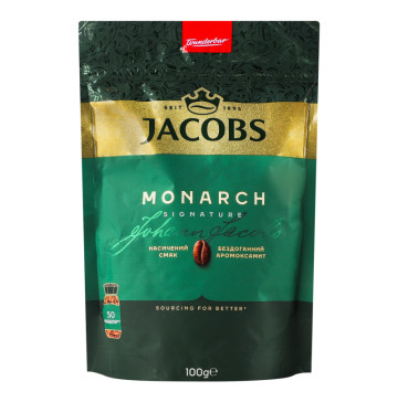 Кава розчинна сублімована Monarch Jacobs д/п 100г