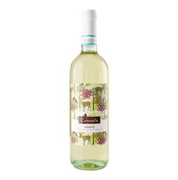 Вино 0.75л 12% біле сухе Soave Cornale Bennati пл