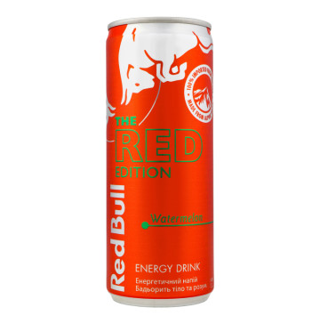 Напій енергетичний безалкогольний Watermelon Red Bull з/б 250мл
