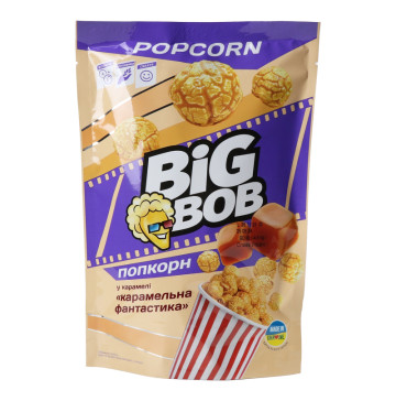 Попкорн в карамелі Карамельна фантастика Big Bob д/п 90г