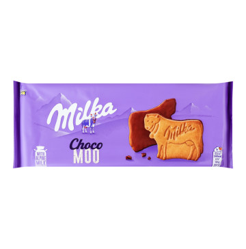 Печиво вкрите молочним шоколадом Choco Moo Milka м/у 120г