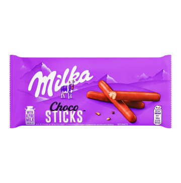 Печиво-палички вкрите молочним шоколадом Choco Sticks Milka м/у 112г