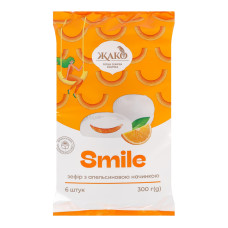 Зефір з апельсиновою начинкою Smile Жако м/у 300г