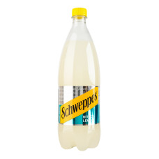 Напій безалкогольний сильногазований соковмісний на ароматизаторах Bitter Lemon Schweppes п/пл 1л