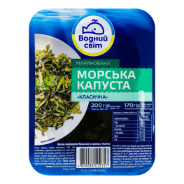 Капуста морська маринована Класична Водний світ лоток 150г