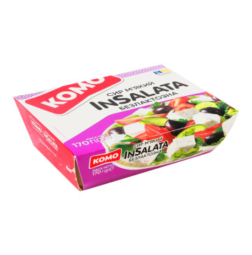 Сир 50% м'який InSalata безлактозна Комо к/у 170г