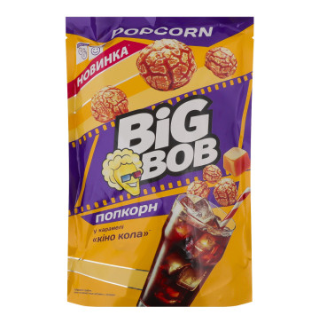 Попкорн у карамелі Кіно кола Big Bob д/п 80г