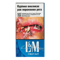Сигарети з фільтром L&M First Cut Long Blue 20шт