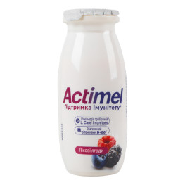 Продукт кисломолочний 1.4% Лісові ягоди Actimel п/пл 100г
