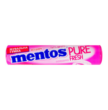 Гумка жувальна Тутті-фрутті Pure fresh Mentos м/у 15.75г